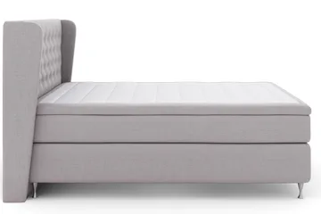 Select No 5 Komplett Sängpaket 210x210 Fast Latex - Ljusgrå/Silver - Products - Möbler - Säng - Kontinentalsäng