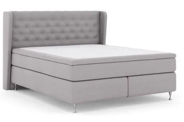 Select No 5 Komplett Sängpaket 210x210 Fast Latex - Ljusgrå/Silver - Products - Möbler - Säng - Kontinentalsäng