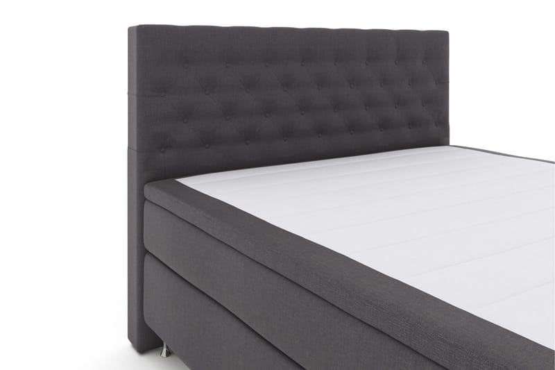 Select No 5 Komplett Sängpaket 210x210 Fast Latex - Mörkgrå/Silver - Products - Möbler - Säng - Kontinentalsäng