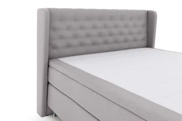 Select No 5 Komplett Sängpaket 210x210 Fast Watergel - Ljusgrå/Silver - Products - Möbler - Säng - Kontinentalsäng