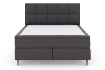 Select No 5 Komplett Sängpaket 210x210 Fast Watergel - Mörkgrå/Koppar - Products - Möbler - Säng - Kontinentalsäng