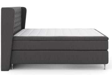 Select No 5 Komplett Sängpaket 210x210 Fast Watergel - Mörkgrå/Silver - Products - Möbler - Säng - Kontinentalsäng