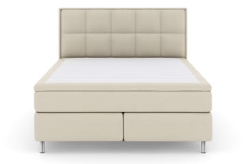 Select No 5 Komplett Sängpaket 210x210 Fast/Medium Latex - Beige/Metall - Products - Möbler - Säng - Kontinentalsäng