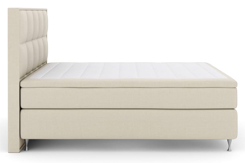 Select No 5 Komplett Sängpaket 210x210 Fast/Medium Latex - Beige/Silver - Products - Möbler - Säng - Kontinentalsäng