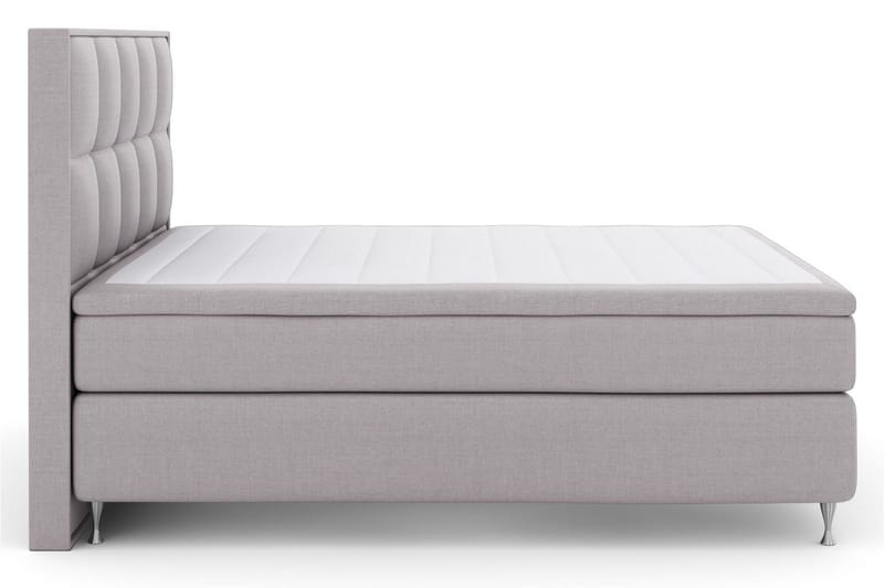 Select No 5 Komplett Sängpaket 210x210 Fast/Medium Latex - Ljusgrå/Silver - Products - Möbler - Säng - Kontinentalsäng
