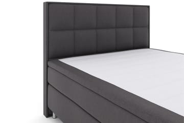 Select No 5 Komplett Sängpaket 210x210 Fast/Medium Latex - Mörkgrå/Metall - Products - Möbler - Säng - Kontinentalsäng