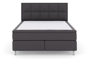 Select No 5 Komplett Sängpaket 210x210 Fast/Medium Latex - Mörkgrå/Metall - Products - Möbler - Säng - Kontinentalsäng