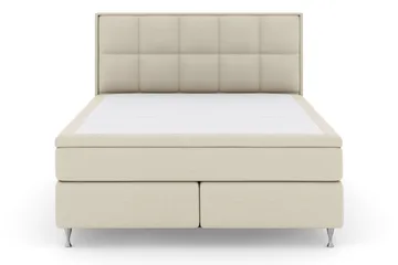 Select No 5 Komplett Sängpaket 210x210 Fast/Medium Watergel - Beige/Silver - Products - Möbler - Säng - Kontinentalsäng
