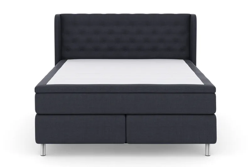 Select No 5 Komplett Sängpaket 210x210 Fast/Medium Watergel - Blå/Metall - Products - Möbler - Säng - Kontinentalsäng