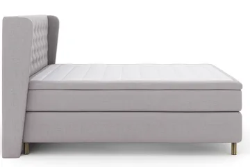 Select No 5 Komplett Sängpaket 210x210 Fast/Medium Watergel - Ljusgrå/Koppar - Products - Möbler - Säng - Kontinentalsäng