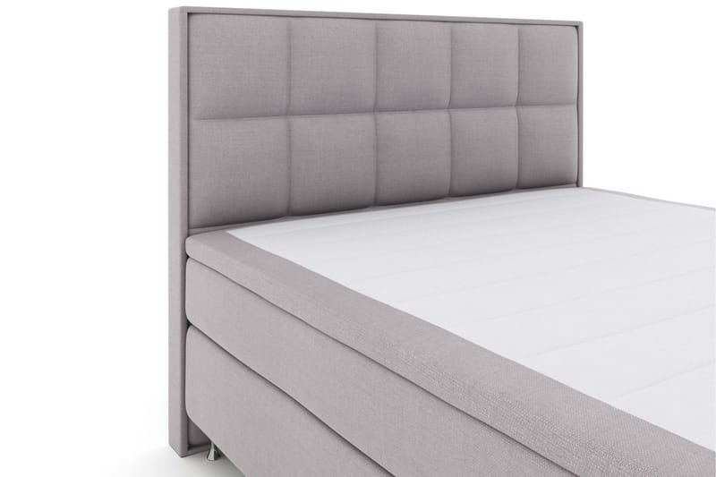 Select No 5 Komplett Sängpaket 210x210 Fast/Medium Watergel - Ljusgrå/Silver - Products - Möbler - Säng - Kontinentalsäng