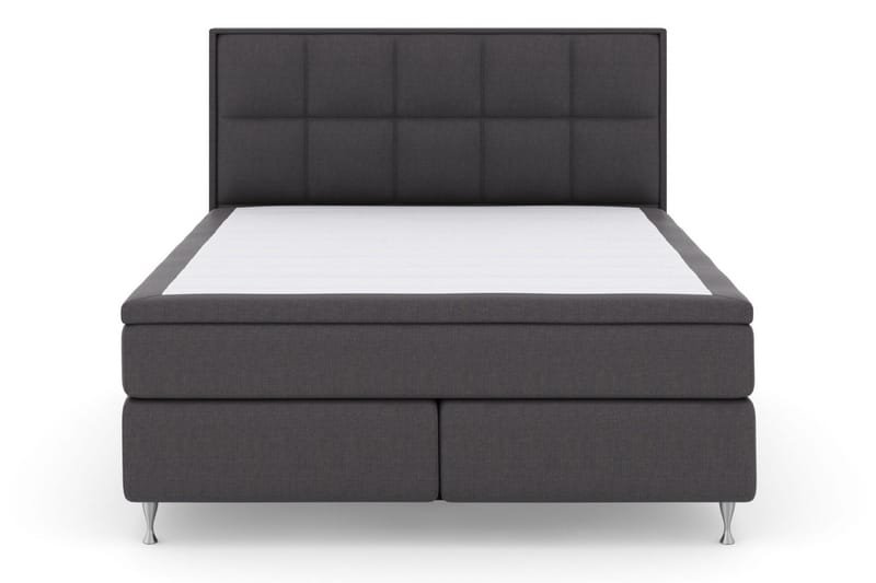 Select No 5 Komplett Sängpaket 210x210 Fast/Medium Watergel - Mörkgrå/Silver - Products - Möbler - Säng - Kontinentalsäng
