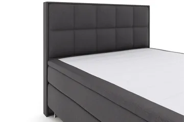 Select No 5 Komplett Sängpaket 210x210 Fast/Medium Watergel - Mörkgrå/Silver - Products - Möbler - Säng - Kontinentalsäng