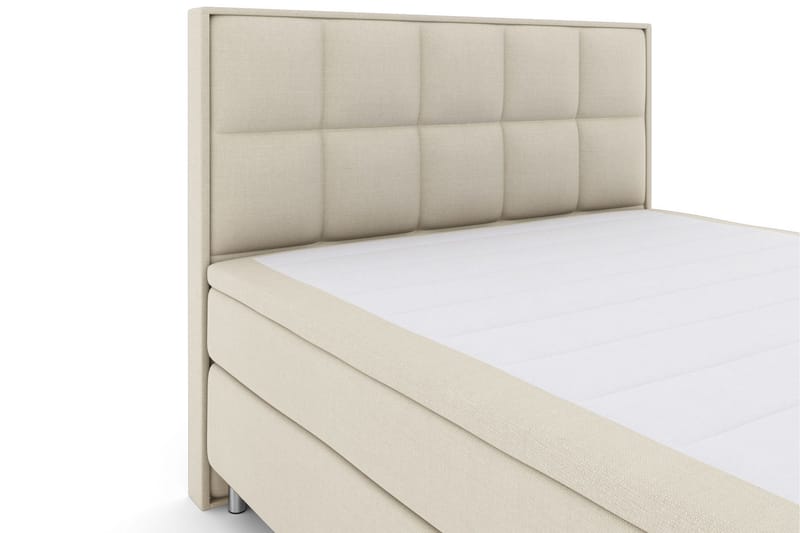 Select No 5 Komplett Sängpaket 210x210 Medium Latex - Beige/Metall - Products - Möbler - Säng - Kontinentalsäng