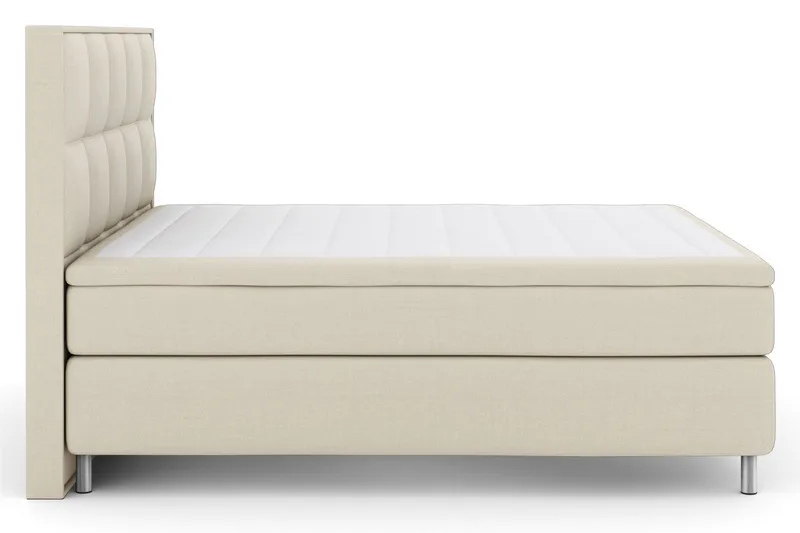 Select No 5 Komplett Sängpaket 210x210 Medium Latex - Beige/Metall - Products - Möbler - Säng - Kontinentalsäng