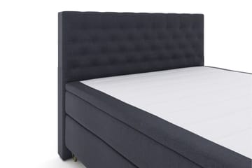 Select No 5 Komplett Sängpaket 210x210 Medium Latex - Blå/Metall V-form - Products - Möbler - Säng - Kontinentalsäng