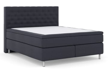 Select No 5 Komplett Sängpaket 210x210 Medium Latex - Blå/Metall - Products - Möbler - Säng - Kontinentalsäng