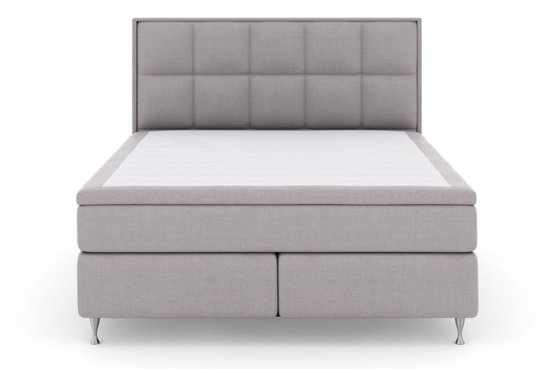 Select No 5 Komplett Sängpaket 210x210 Medium Latex - Ljusgrå/Silver - Products - Möbler - Säng - Kontinentalsäng