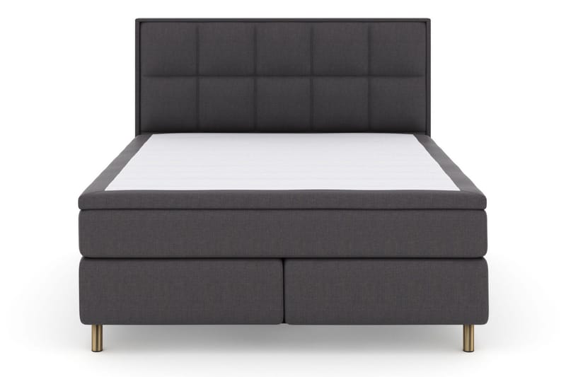 Select No 5 Komplett Sängpaket 210x210 Medium Latex - Mörkgrå/Koppar - Products - Möbler - Säng - Kontinentalsäng