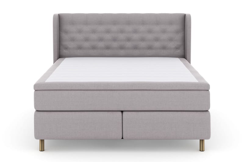 Select No 5 Komplett Sängpaket 210x210 Medium Watergel - Ljusgrå/Koppar - Products - Möbler - Säng - Kontinentalsäng