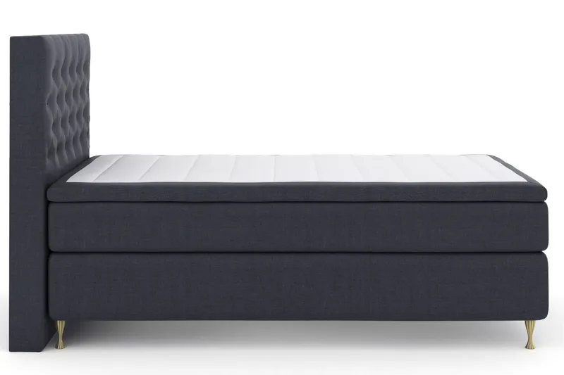 Select No 5 Kontinentalsäng 120x200 Fast Latex - Blå/Guld - Products - Möbler - Säng - Enkelsäng