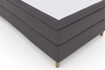 Select No 5 Kontinentalsäng 120x200 Fast Latex - Mörkgrå/Koppar - Products - Möbler - Säng - Enkelsäng