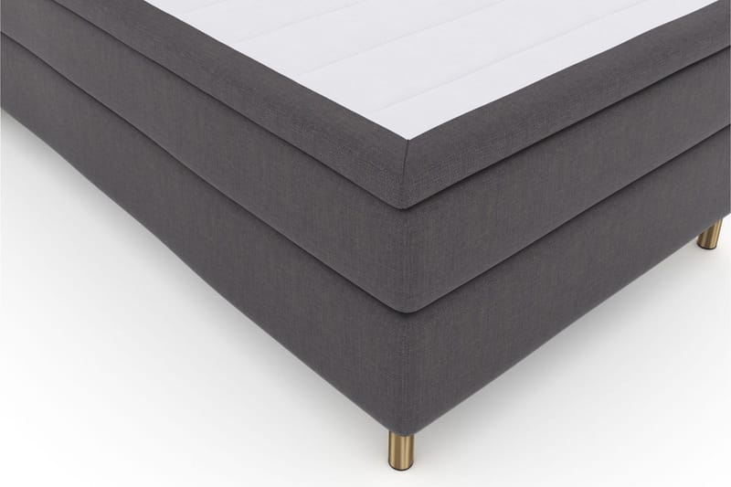 Select No 5 Kontinentalsäng 120x200 Fast Latex - Mörkgrå/Koppar - Products - Möbler - Säng - Enkelsäng