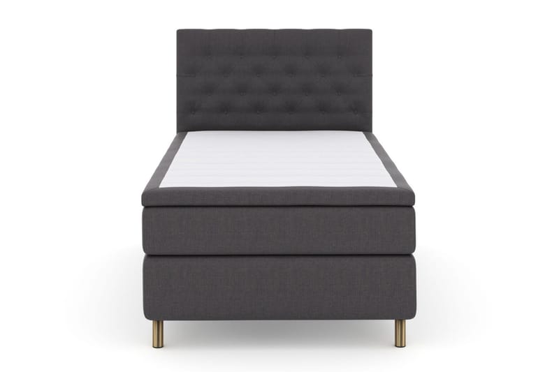 Select No 5 Kontinentalsäng 120x200 Fast Latex - Mörkgrå/Koppar - Products - Möbler - Säng - Enkelsäng