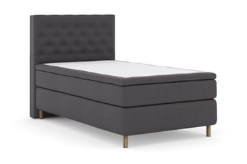 Select No 5 Kontinentalsäng 120x200 Medium Latex - Mörkgrå/Koppar - Products - Möbler - Säng - Enkelsäng