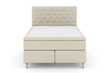 Select No 5 Kontinentalsäng 160x200 Fast Latex - Beige/Metall - Products - Möbler - Säng - Kontinentalsäng