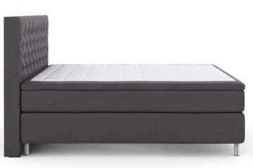 Select No 5 Kontinentalsäng 160x200 Fast Latex - Mörkgrå/Metall - Products - Möbler - Säng - Kontinentalsäng