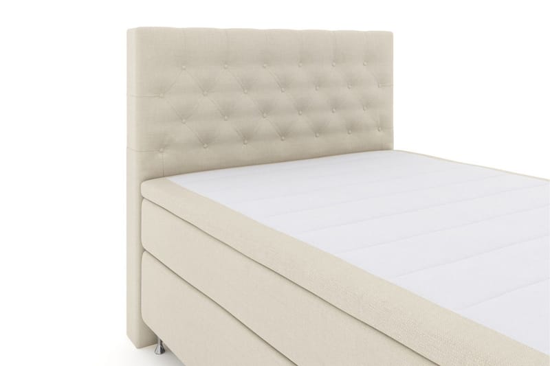 Select No 5 Kontinentalsäng 160x200 Fast/Medium Latex - Beige/Silver - Products - Möbler - Säng - Kontinentalsäng