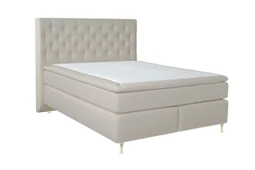 Select No 5 Kontinentalsäng 180x200 Fast Latex - Beige/Guld - Products - Möbler - Säng - Kontinentalsäng