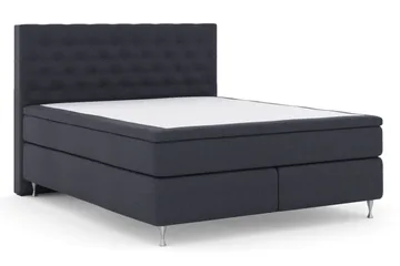 Select No 5 Kontinentalsäng 180x200 Fast Watergel - Blå/Silver - Products - Möbler - Säng - Kontinentalsäng