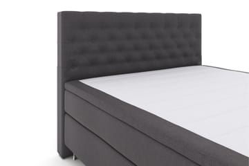 Select No 5 Kontinentalsäng 180x200 Fast Watergel - Mörkgrå/Silver - Products - Möbler - Säng - Kontinentalsäng