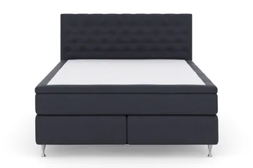 Select No 5 Kontinentalsäng 180x200 Fast/Medium Latex - Blå/Silver - Products - Möbler - Säng - Kontinentalsäng