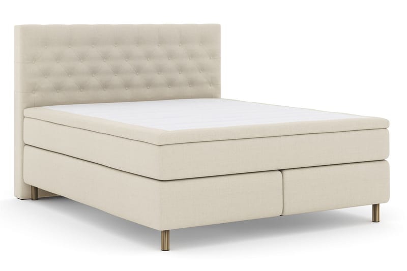Select No 5 Kontinentalsäng 210x210 Medium Latex - Beige/Koppar - Products - Möbler - Säng - Kontinentalsäng