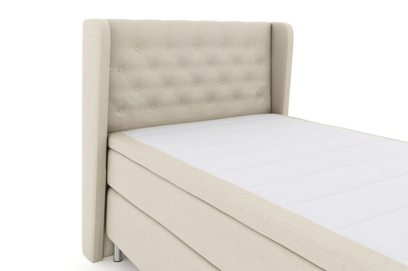 Select No 6 Komplett Sängpaket 120x200 Fast Latex/Memory - Beige/Metall - Products - Möbler - Säng - Enkelsäng