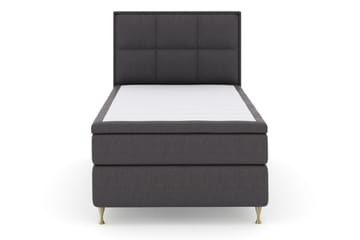 Select No 6 Komplett Sängpaket 120x200 Fast Latex/Memory - Mörkgrå/Guld - Products - Möbler - Säng - Enkelsäng