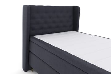 Select No 6 Komplett Sängpaket 120x200 Fast Memory/Pocket - Blå/Metall V-form - Products - Möbler - Säng - Enkelsäng