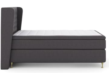 Select No 6 Komplett Sängpaket 120x200 Fast Memory/Pocket - Mörkgrå/Guld - Products - Möbler - Säng - Enkelsäng