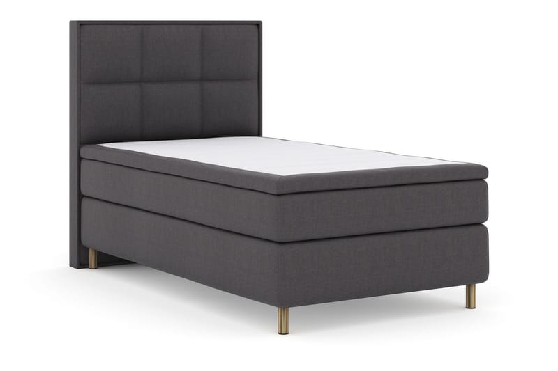 Select No 6 Komplett Sängpaket 120x200 Fast Memory/Pocket - Mörkgrå/Koppar - Products - Möbler - Säng - Enkelsäng