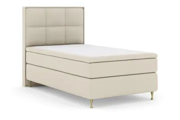Select No 6 Komplett Sängpaket 120x200 Fast Watergel - Beige/Guld - Products - Möbler - Säng - Enkelsäng