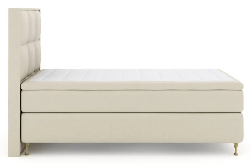 Select No 6 Komplett Sängpaket 120x200 Fast Watergel - Beige/Guld - Products - Möbler - Säng - Enkelsäng