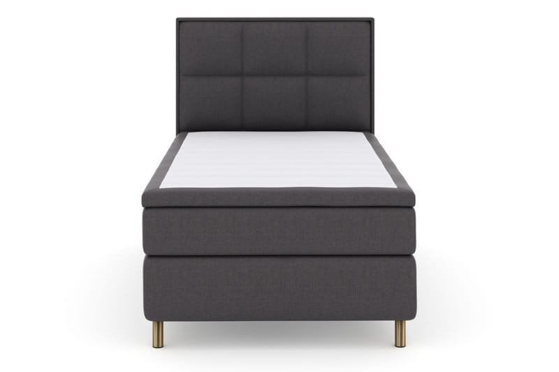 Select No 6 Komplett Sängpaket 120x200 Fast Watergel - Mörkgrå/Koppar - Products - Möbler - Säng - Enkelsäng