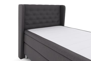 Select No 6 Komplett Sängpaket 120x200 Fast Watergel - Mörkgrå/Metall - Products - Möbler - Säng - Enkelsäng