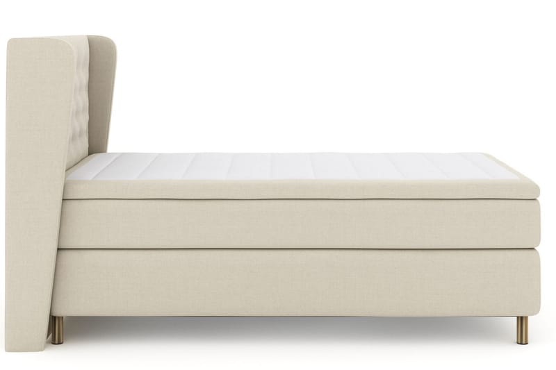 Select No 6 Komplett Sängpaket 120x200 Medium Latex/Memory - Beige/Koppar - Products - Möbler - Säng - Enkelsäng
