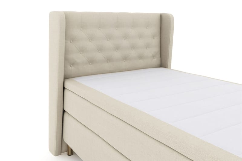 Select No 6 Komplett Sängpaket 120x200 Medium Latex/Memory - Beige/Koppar - Products - Möbler - Säng - Enkelsäng