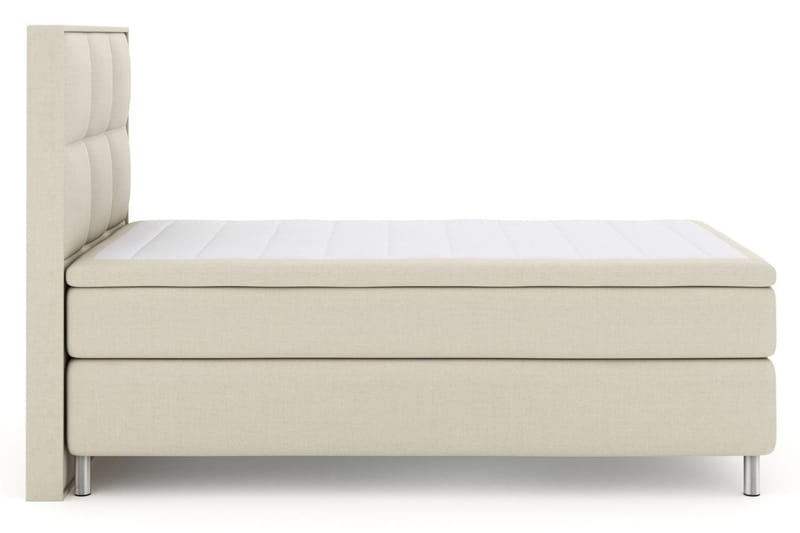 Select No 6 Komplett Sängpaket 120x200 Medium Latex/Memory - Beige/Metall - Products - Möbler - Säng - Enkelsäng