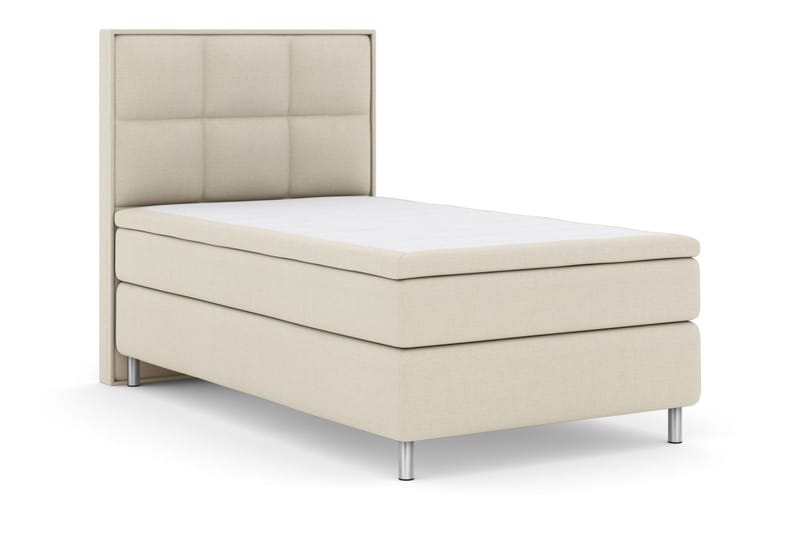 Select No 6 Komplett Sängpaket 120x200 Medium Latex/Memory - Beige/Metall - Products - Möbler - Säng - Enkelsäng
